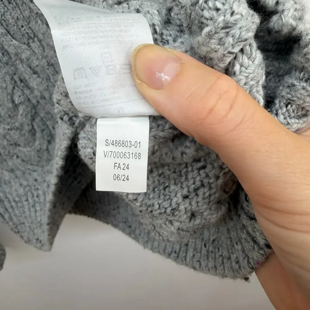 $99 Banana Republic Tweed Cable Sweater Mens Medium